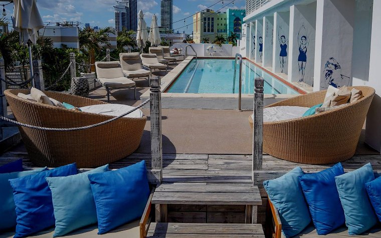 Rooftop pool at The Local House Rooftop pool at The Local House