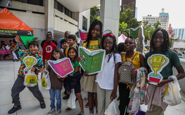 Niños en el Miami Book Fair