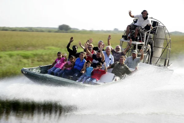 Airboat tour in the Everglades