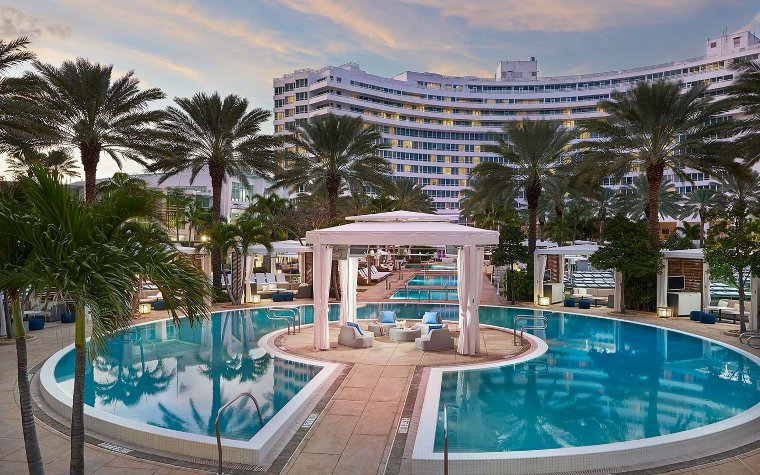 Pools at the Fontainebleau Pools at the Fontainebleau