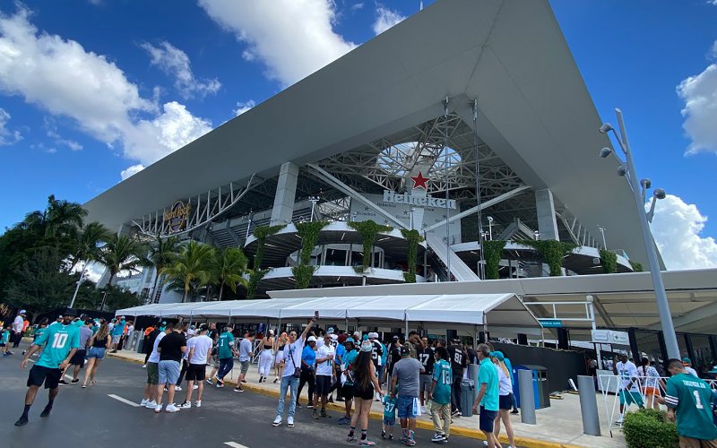 Entrada del Hard Rock Stadium