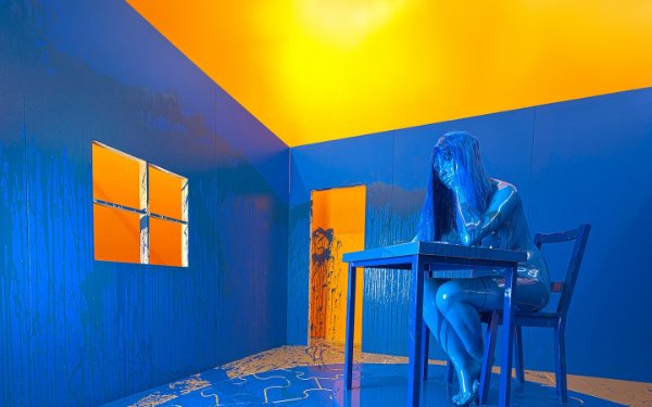 "La stanza blu" di Richard Jackson al Rubell Museum
