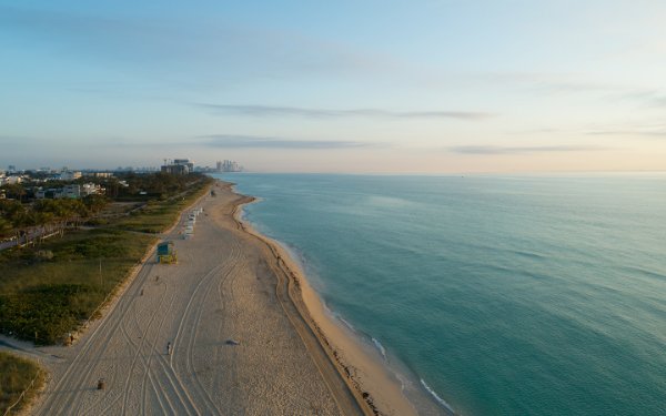 Aerial view of Surfside Beach