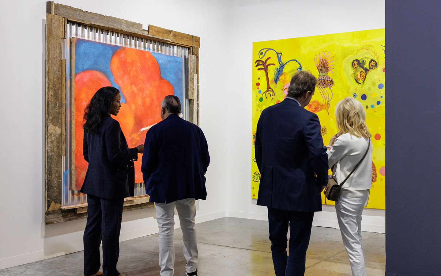 Art gallery featuring works by Nicola Vassell, courtesy of Art Basel Art gallery featuring works by Nicola Vassell, courtesy of Art Basel