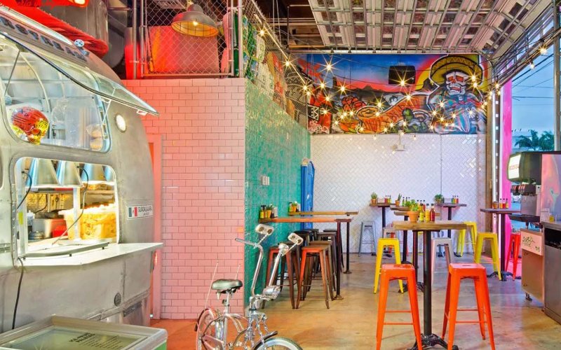 Interior of Bodega Taqueria y Tequila Interior of Bodega Taqueria y Tequila