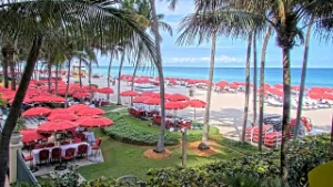 Eine Live-Ansicht des Acqualina Resorts, Sunny Isles