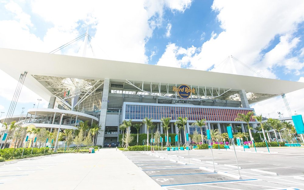 Exteriores de la Hard Rock Stadium